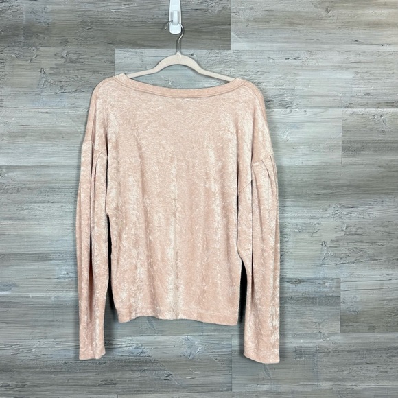 We The Free Light Pink Long Sleeve Top - Picture 3 of 5